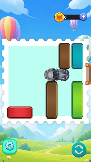 Block Exit Wood Slide Screenshot 2
