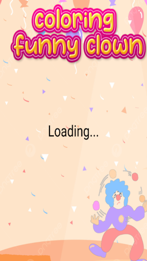coloring funny clown Screenshot 2