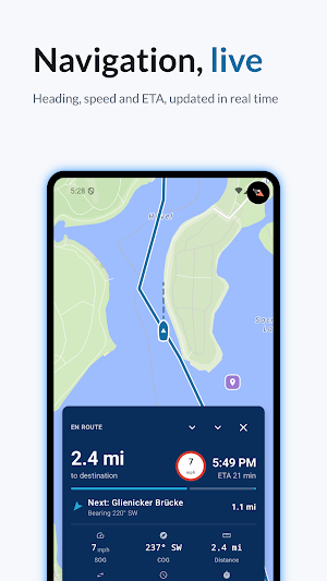 Rivanaut: Boat Navigation Screenshot 1