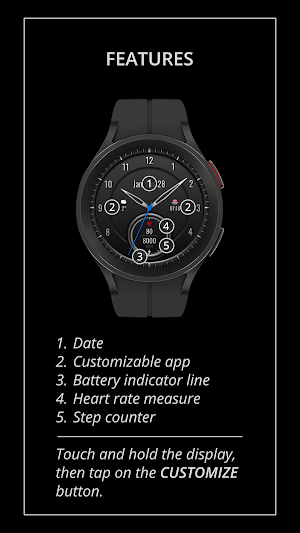 DADAM66 Analog Watch Face Screenshot 3