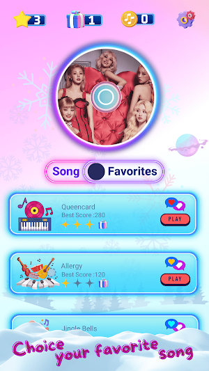 Queencard - Gidle Piano Tiles Screenshot 0