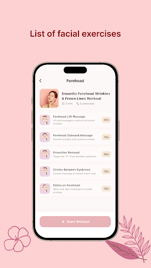 Face Yoga Exercise & Skin Care Screenshot 2