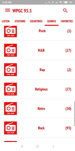 WPGC 95.5 Radio Station Screenshot 3