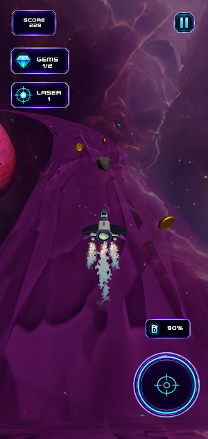 Astro Dash :Space Runner Screenshot 1