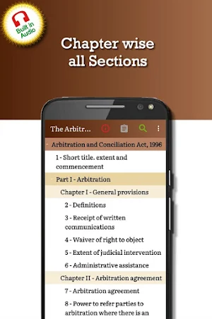Arbitration and Conciliation Act 1996 Screenshot 1