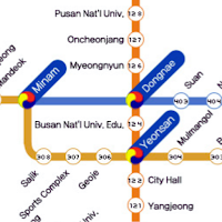 Busan Metro Map 2025