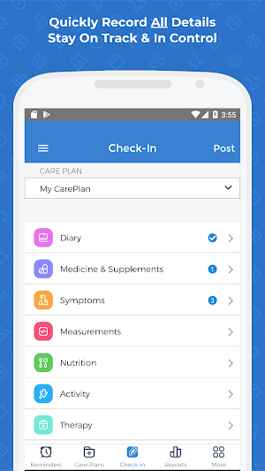 Symptom Tracker & Medicine, Health Symptoms Diary Screenshot 0