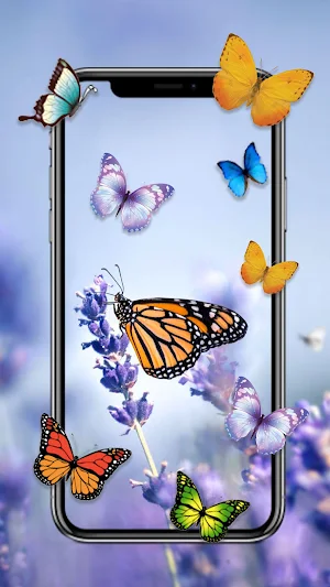 Butterfly Live Wallpapers 3D Screenshot 3