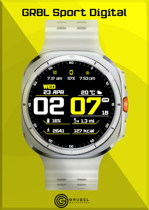 GRBL Sport Digital Watchface Screenshot 2