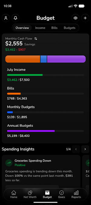 Cadence Money: Budget Tracker Screenshot 1