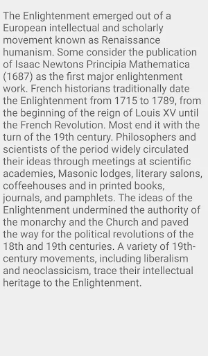Influences and major thinkers Screenshot 0