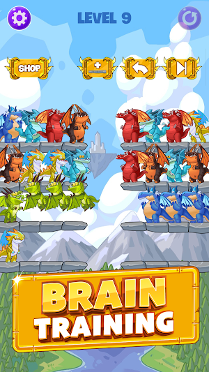 Dragon sorting games Screenshot 2