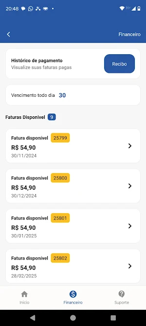 BessaNet Telecom Screenshot 2