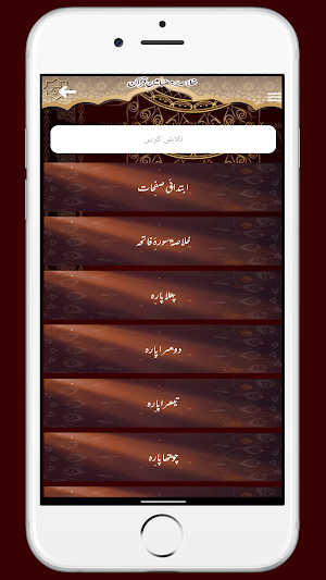 Khulasae Mazamine Quran قرآن Screenshot 1