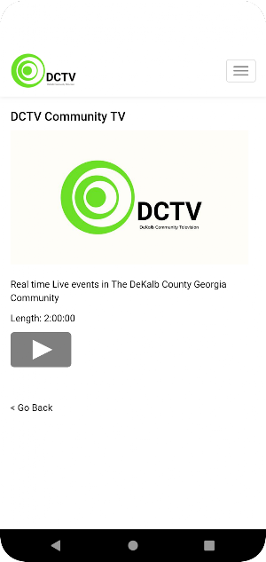 DeKalb Community Television Screenshot 2