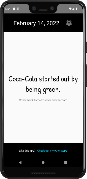 Daily Random Facts - Know More Screenshot 1