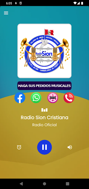 Radio Sion Cristiana Screenshot 1