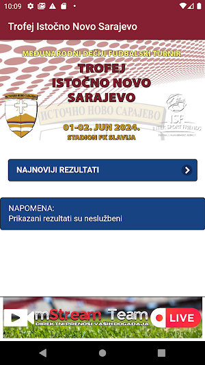 Trofej Istočno Novo Sarajevo Screenshot 2
