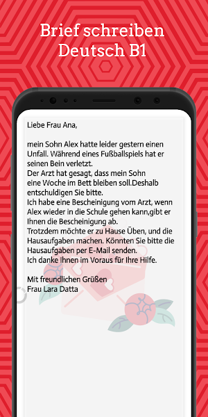 Brief schreiben Deutsch B1 Screenshot 3