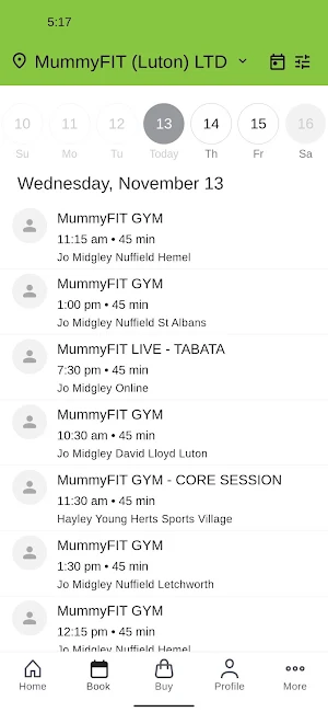 MummyFIT Screenshot 1