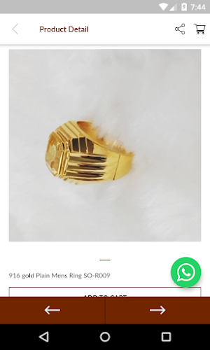 Simandhar Ornament - Gold CZ Jewelry Manufacturer Screenshot 3