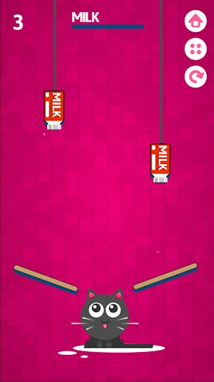 Cat challenge: Cat milk game Screenshot 1