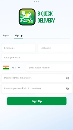 bquickdelivery Screenshot 0