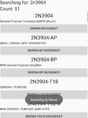 Electronic Parts Offline DB Screenshot 1