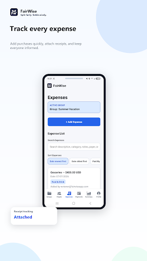 FairWise Screenshot 1