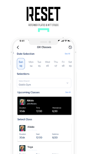 RESET TRAINING STUDIO Screenshot 3