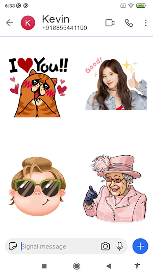 Stickers For Signal Messenger Screenshot 0