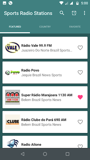 Sports Radio Stations For Free Screenshot 1