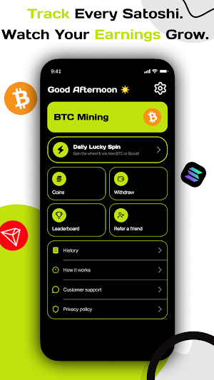 BTC Hash Mining -BTC Miner Sim Screenshot 0