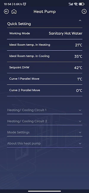 Ciarra Heat Pump Screenshot 3