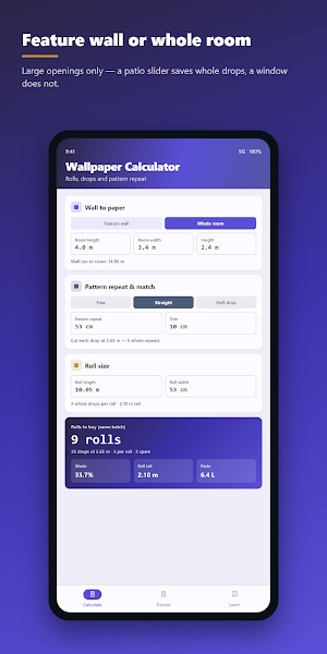 Wallpaper Calculator Screenshot 3