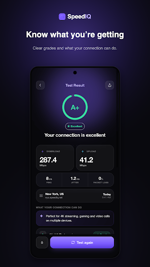 SpeedIQ: Internet Speed Test Screenshot 3