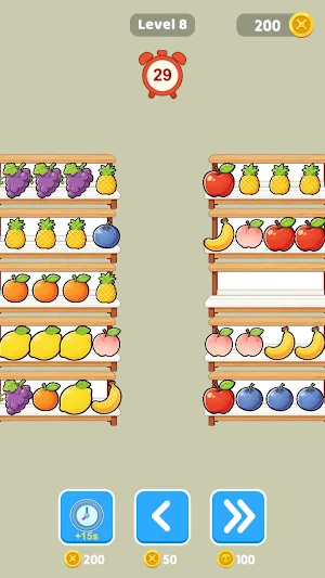Fruit Sort Puzzle Screenshot 2