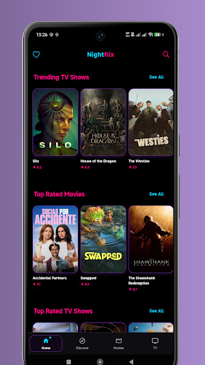 Nightflix: Movies & Tv  Series Screenshot 3