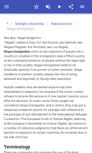 Immigration Law Screenshot 3