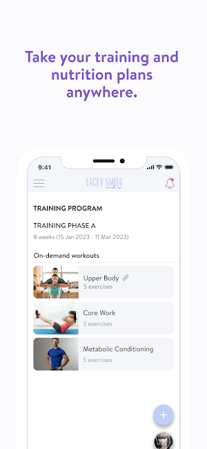Lacey Smith Coaching Screenshot 2