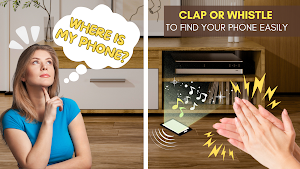 Find My Phone By Clap, Whistle Screenshot 0
