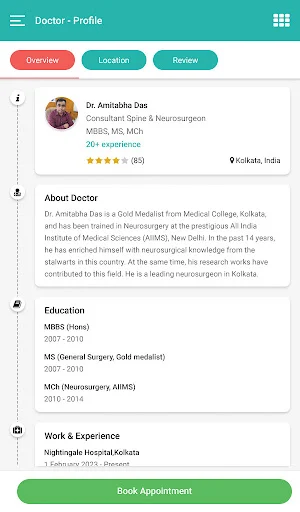 Doctor World: Patient Data App Screenshot 3