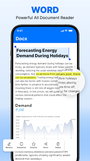 Docx Reader: Word Office App Screenshot 3