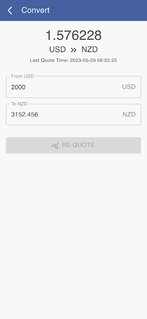 USD to NZD Screenshot 2