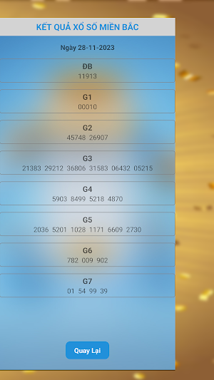 Kết quả xổ số 3 miền Việt Nam Screenshot 3