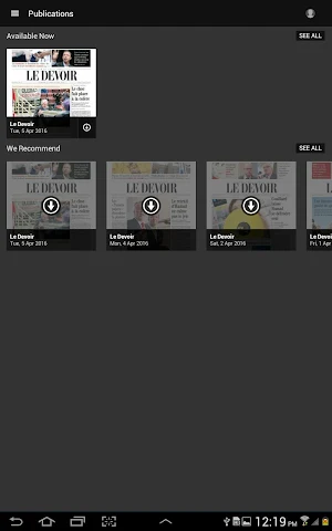 Le Devoir virtuel Screenshot 0