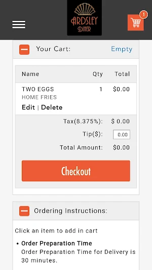 Ardsley Diner Screenshot 2