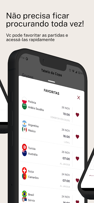 Tabela da Copa Screenshot 2