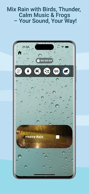 RainSomnia-Peaceful Rain Sound Screenshot 1