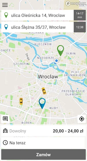 Lux Taxi Wrocław Screenshot 2